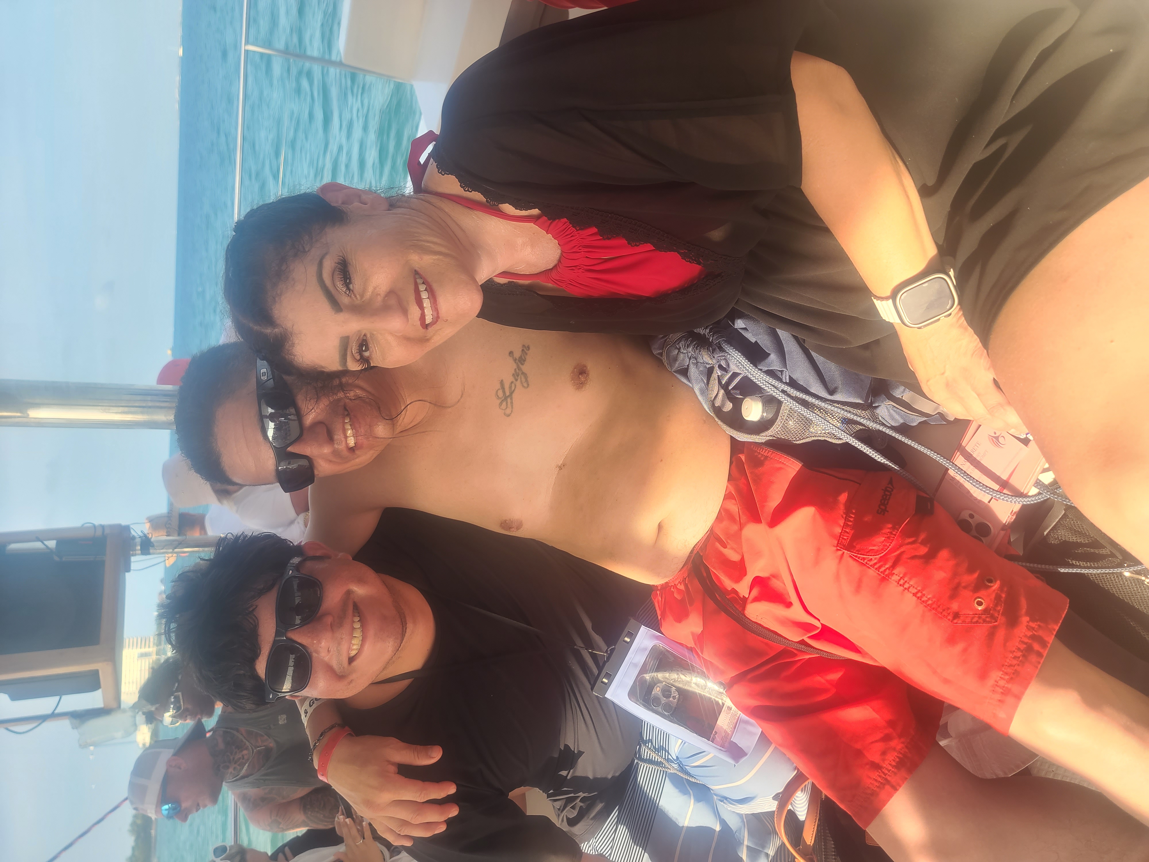 Xavier with his family